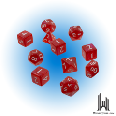 Eclipse 11-Dice Set - Apple Red